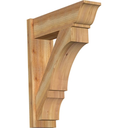 Ekena Millwork Balboa Traditional Rough Sawn Outlooker, Western Red Cedar, 8"W x 26"D x 32"H OUT08X26X32BOA01RWR